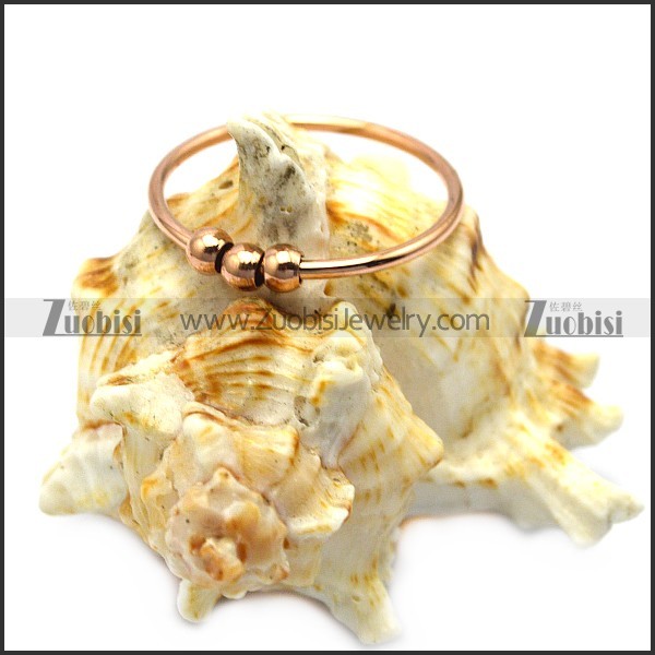 Rose Gold Plating Anxiety Fidget Ring r005850