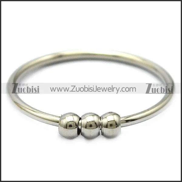 Silver Rolling Ball Rotating Anxiety Ring r005848