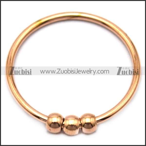 Rose Gold Plating Anxiety Fidget Ring r005850