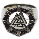 stainless steel viking ring r005957