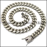 stainless steel hip hop jewelry set s002724
