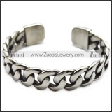 stainless steel cuff bangle for men b008019