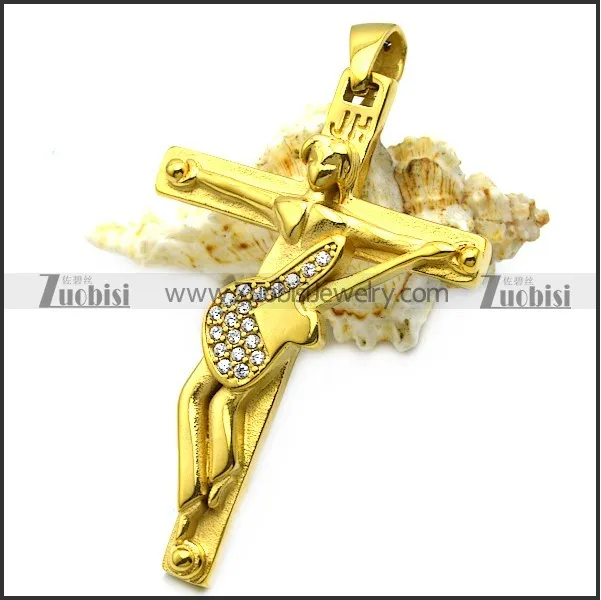 gold plated johnny hallyday cross for french rock fans p008525