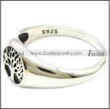 the tree of life sterling silver ring r006086