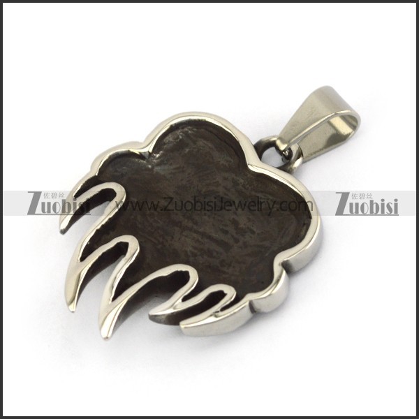 39mm long bear claw viking pendant p005511