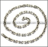8MM Wide Stainless Steel Razor Chain n002334