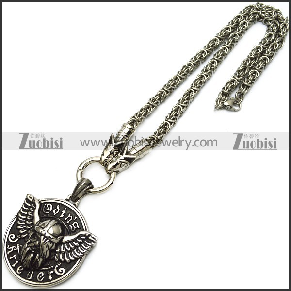 Stainless Steel Thor necklace n002567