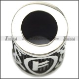 Gorgeous Stainless Steel Runes Beads a000877
