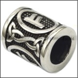 Gorgeous Stainless Steel Runes Beads a000877