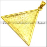 Golden Stainless Steel Egypt Nile Ankh Pendant p009063