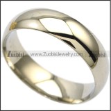 Shiny Stainless Steel Plain Band Ring r007004