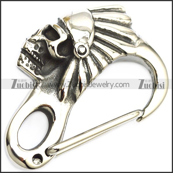 Stainless Steel Skull Clasp a000931