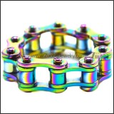 Colorful Stainless Steel Bike Chain Ring for Unisex r007568