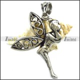 Stainless Steel Fairy Pendant p009816