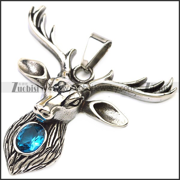 Deer Pendant for Unisex p009625