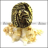 Vintage gold stainless steel eagle ring for outlaw bikers