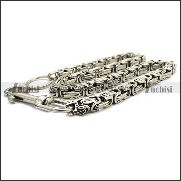 Customizable Stylish 10MM Big Byzantine Jean Pocket Chain for Men y000050
