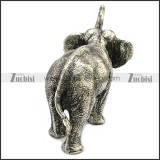 Big and Solid Elephant Statue in Stainless Steel a000997
