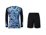 Adult Soccer Goalie Uniform Men Football Goalkeeper Long Sleeve Shirt+Long Pant Custom Name And Number