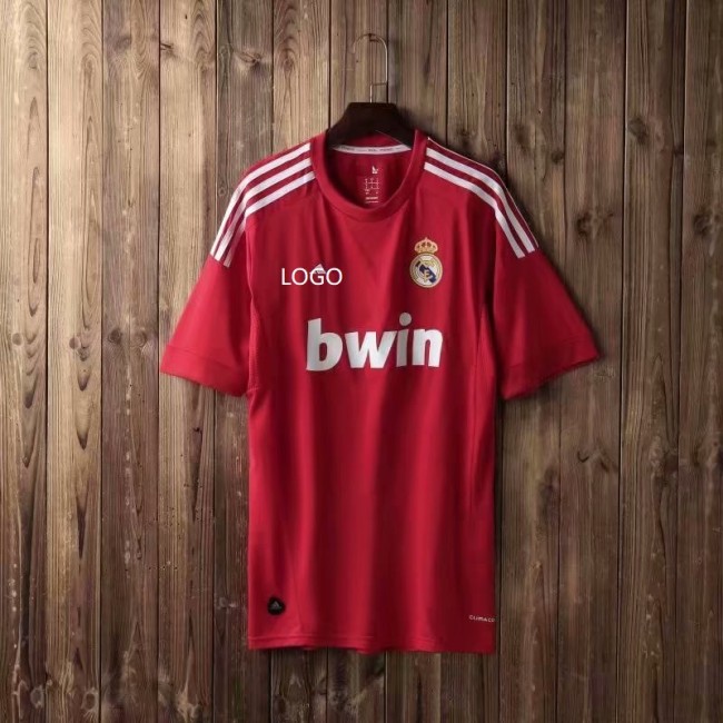 2012 Adult fan version real madrid red retro soccer /football shirt