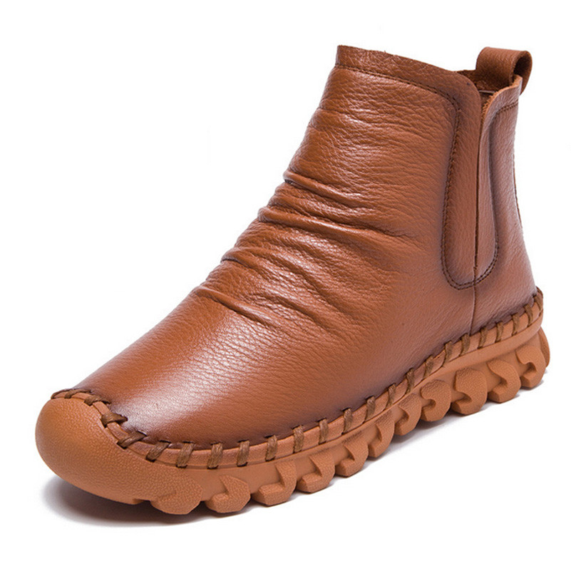 Us 78 Onebling Comfortable Soft Genuine Leather Winter Boots