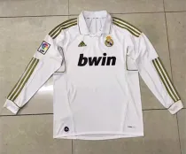 Long sleeve 11-12 Real Madrid home Retro Jersey Thailand Quality