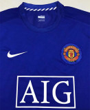 07-08 Manchester United Away Retro Jersey Fans Version Thailand Quality