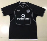 2000-2002 Manchester United black Retro Jersey Fans Version Thailand Quality