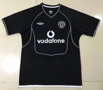 2000-2002 Manchester United black Retro Jersey Fans Version Thailand Quality