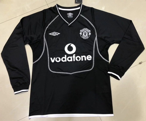 2000-2002 Manchester United Away Long sleeve Fans Version Thailand Quality
