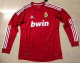 2012 Real Madrid red Long sleeve Retro Jersey Thailand Quality