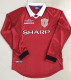 1999 Manchester United home Long sleeve Retro Jersey Thailand Quality