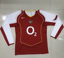 04-05 Arsenal home Long sleeve Retro Jersey Thailand Quality