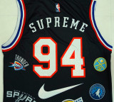 Supreme x Nike x NBA 球衣94号 黑色