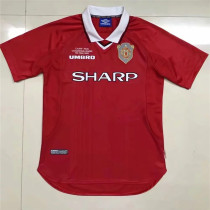 1999 -2000 Manchester United home Retro Jersey Thailand Qualit