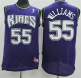  Sacramento Kings国王队 55号 威谦姆斯 紫色 极品网眼球衣
