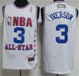Philadelphia 76ers 76人队 3号 艾佛森 白色 03全明星极品网眼球衣