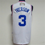 Philadelphia 76ers 76人队 3号 艾佛森 白色 03全明星极品网眼球衣