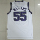 Sacramento Kings国王队 55号 威谦姆斯 白色 极品网眼球衣