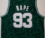 Boston Celtics安逸猴联名凯尔特人93号绿色球衣