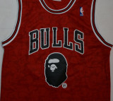 Chicago Bulls安逸猴联名公牛93号红色球衣