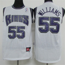 Sacramento Kings国王队 55号 威谦姆斯 白色 极品网眼球衣