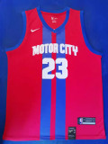 Detroit Pistons活塞队（城市版）23号 布雷克·格里芬 红色