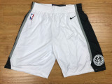 San Antonio Spurs17-18赛季 新款 马刺 球裤 白色