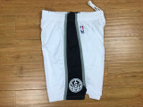 San Antonio Spurs17-18赛季 新款 马刺 球裤 白色