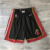 Miami Heat19-20新赛季热火球迷版黑色球裤