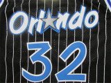 Orlando Magic魔术队 32号 奥尼尔 黑条 极品网眼球裤