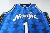  Orlando Magic魔术队 1号 麦迪 暗星蓝 新面料球衣