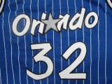 Orlando Magic魔术队 32号 奥尼尔 蓝条 极品网眼球裤