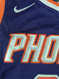 Phoenix Suns18-19新赛季 太阳队 22号 德安德烈-艾顿 紫色 新秀球迷版球衣